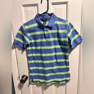Ralph Lauren Kids Polo in Blue and Green Stripes